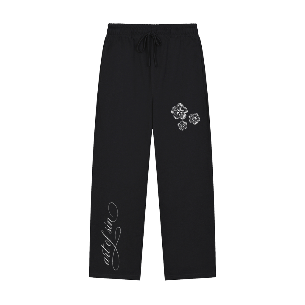 Flowered Sweatpants